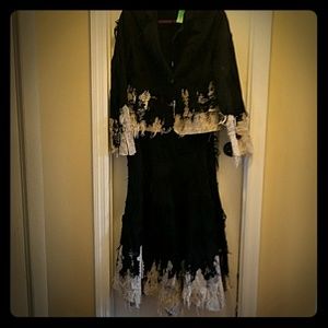 Jacket and skirt set